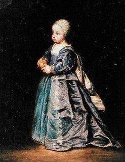 Anthony Van Dyck Portrait of Princess Henrietta of England Norge oil painting art